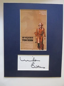 Steve McQueen in - "Tom Horn" & Linda Evans autograph as Glendolene - Picture 1 of 2