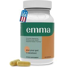 EMMA Gut Health Gas & Bloating Constipation Leaky Gut Repair 60 Caps - USA