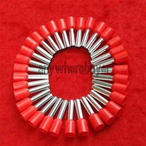 New 200Pcs 12AWG E4012 Wire Copper Crimp Connector Insulated Pin Terminal - Picture 1 of 1