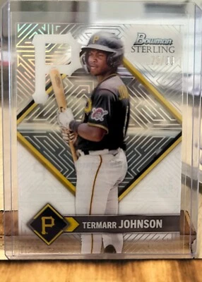 2023 Bowman Sterling Termarr Johnson/99 Pittsburgh Pirates!! - Image 1 of 2