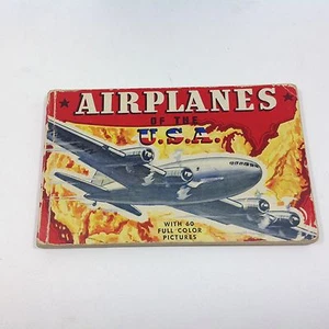 Airplanes of The USA-1942 Booklet of 60 Card-Size Illustrations & Descriptions - Picture 1 of 4