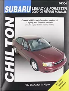 Subaru Legacy Forester Outback Baja 2000-2009 Chilton Workshop Manual Repair - Foto 1 di 5