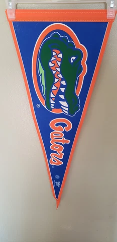 FLORIDA GATORS SEC NCAA VINTAGE FELT PENNANT 3/25/23 Cover