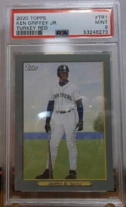 2020 Topps Ken Griffey Jr. Turkey Red # TR1 GRADED PSA 9 MINT - Picture 1 of 2