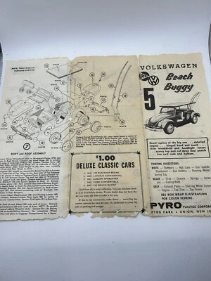 Original￼ Pyro VW Volkswagen, beach buggy instructions kit original - Image 1 of 4