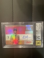 2018-19 Absolute Shai Gilgeous-Alexander Draft Day Ink Rookie Auto Gold BGS 10!
