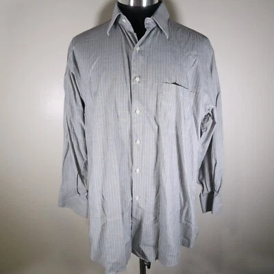 Camisa Concepts by Claiborne Para Hombre 16.5 32/33 Sin Hierro Abotonada Gris Manga Larga Foto 1 de 4