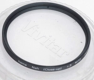 HAMA  72mm +3 Close-Up Lens Nah (XXII) + Case - Picture 1 of 1
