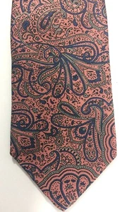 Preswick & Moore 100% Silk Handmade Paisley Tie - Picture 1 of 5