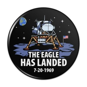 NASA Apollo 11 The Eagle Has Landed Moon Landing Pinback Button Pin - Picture 1 of 10