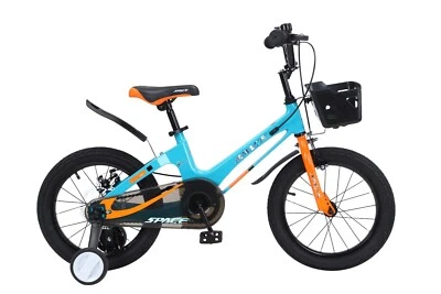 SKYS Kinderfahrrad von 3 bis 9 Jahren 14/16/18 Zoll Rosa/Blau Orange - Bild 1 von 4