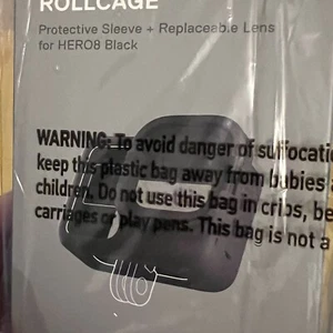 GoPro Hero 8 Rollcage Protective Sleeve & Lens Cover Replacements NEW & SEALED - Picture 1 of 6