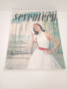 Vintage Seventeen Magazine, May 1958 Fast Route To Fashion: White Great ADS - Picture 1 of 5