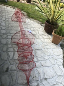 Nr.46 - Doppelreuse fischreuse reuse krebsreuse Aalreuse Fischnetz 3 Meter Neu!! - Bild 1 von 12