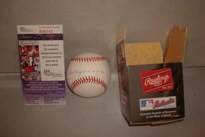 Luis Aparicio signed Major League Baseball - Chicago White Sox 13x All Star- JSA - Picture 1 of 1