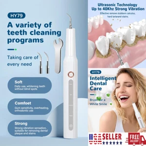 Limpiador eléctrico ultrasónico de belleza dental removedor de placa herramienta vibratoria para dientes - Imagen 1 de 14