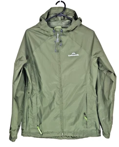 Kathmandu Pack & Go Hood Zip Up Rain Jacket Women's Size 6 Green Hiking, Camping - Picture 1 of 6