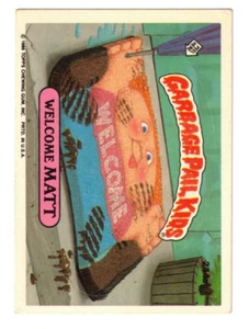 1986 TOPPS GARBAGE PAIL KIDS SERIES 6 WELCOME MATT #244A SEE SCANS FOR GRADE - Imagen 1 de 2