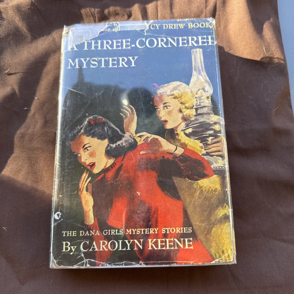 Dana Girls Mysteries #4 A Three Cornered Mystery By Caroyln Keene 1935 HC - Image 1 of 4