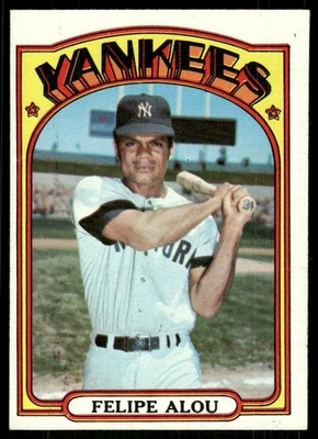 1972 Topps Felipe Alou #263 Yankees de Nueva York Foto 1 de 2