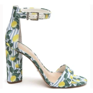 GIANNI BINI Sandalia Correa al Tobillo JOENAH Limón Rayas Vacaciones Para Mujer 10 - Imagen 1 de 12