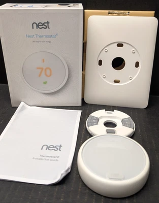 Nest Thermostat E Programmable Smart Thermostat White (T4000ES) Open Box - Image 1 of 4