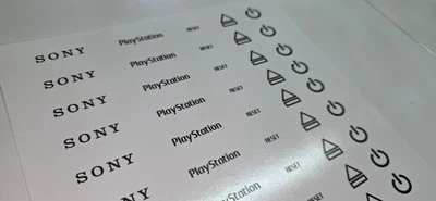 Playstation console decalcomanie, adesivi, modding - Immagine 1 di 2