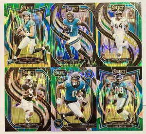 Select Jaguars Lot Trevor Lawrence Green Yellow Shock, BTJ Black Green Shock🔥🔥 - Bild 1 von 13