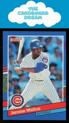 Jerome Walton 1991 Donruss #72 Chicago Cubs Baseball Card - Image 1 of 2