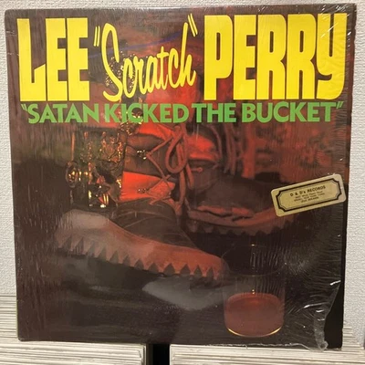 Lee Scratch Perry Satan Kicked the Bucket Wackies LP VG+ Deep Reggae Record - Image 1 of 4