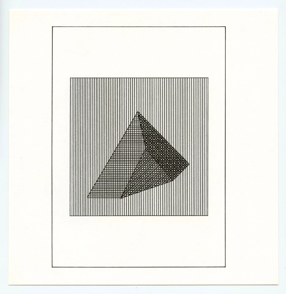 Sol LeWitt шелкография - напечатано в 1984 b - Изображение 1 из 1