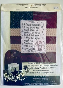 IL GIURAMENTO DI FEDELTÀ Prim Patriotic Americana kit modello ricamo a mano - Foto 1 di 2