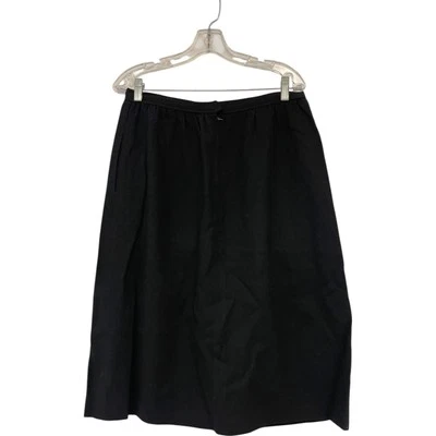Evan Picone Suit Skirt Womens 28 Waist A Line Black Wool Casual Business Classic - Image 1 of 4