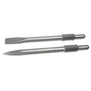 2-Pieces 1-1/8" Shank Bull Point Chisel Bit For Demo Demolition Jack Hammer - Picture 1 of 7