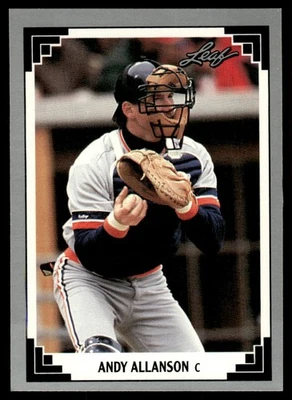1991 Leaf Andy Allanson Detroit Tigers #455 - Image 1 of 2