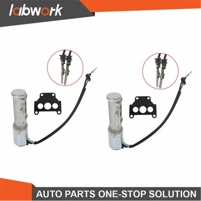 Labwork 2Pcs Idle Air Control Valve IAC For Nissan D21 Pickup 2.4L I4 1990-2004 - Imagem 1 de 4