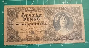 Hungary 500 Pengo 1945 P- 117 - Picture 1 of 4