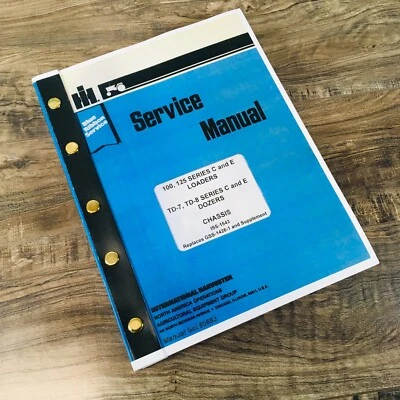 International Dresser Td-8 Series E Td-8E Crawler Dozer Service Repair Manual Ih - Image 1 of 4