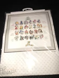 THEA GOUVERNEUR CROSS STITCH KIT 2025 LETTERLAP Aida 16 count Uk Seller - Picture 1 of 3