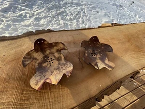 2er Set Natürliche Schildkröte Kokosnussschale Seifenschalen/Schmuckschalen Wohnkultur - Bild 1 von 8