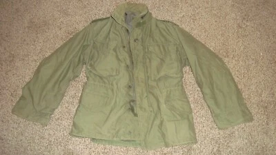 Abrigo chaqueta de campo de colección 1972 edición USAF militar M-65 para hombre clima frío "pequeño" Foto 1 de 4