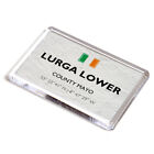 FRIDGE MAGNET - Lurga Lower - County Mayo - Ireland - Lat/Long