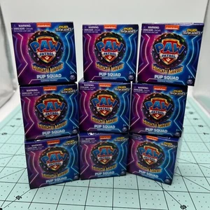 9 X Paw Patrol Pup Squad The Mighty Movie Surprise Mini Figure Brand New - Picture 1 of 8