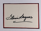 Gloria Gaynor Signed Card Original Authentic From The Collection Of Barry M
