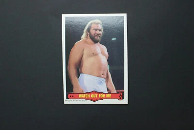 1985 O Pee Chee WWF Wrestling #28 Watch Out For Me NM/MT RC  - Image 1 of 2