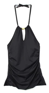 Lauren Ralph Lauren Neckholder TC Tankini Größe 4 schwarz Einzelhandel $ 98 - Bild 1 von 3
