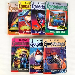 Vintage Goosebumps Original Titles 7x PB Book Bundle Lot R.L Stine Horror - Picture 1 of 10
