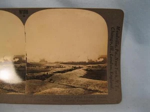Stereoview Keystone View Co On All Sides Round A Great Furnace Flame France (O) - Picture 1 of 4