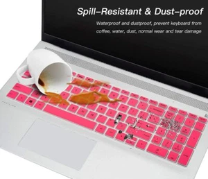 2 Keyboard Cover Fit HP Envy x360 2in1 Spectre x360 Pavilion X360 15.6 Envy 17.3 - Picture 1 of 32