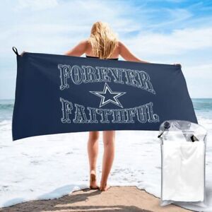 Forever Faithful Dallas Cowboys Fans Quick Dry Towel Beach Towel 31.5"x63"
